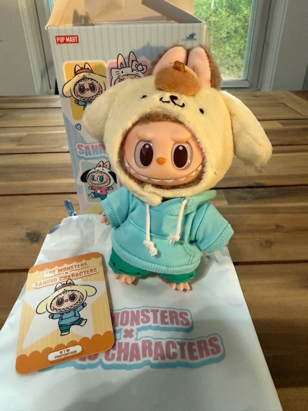 The Monsters Sanrio Pompompurin plush